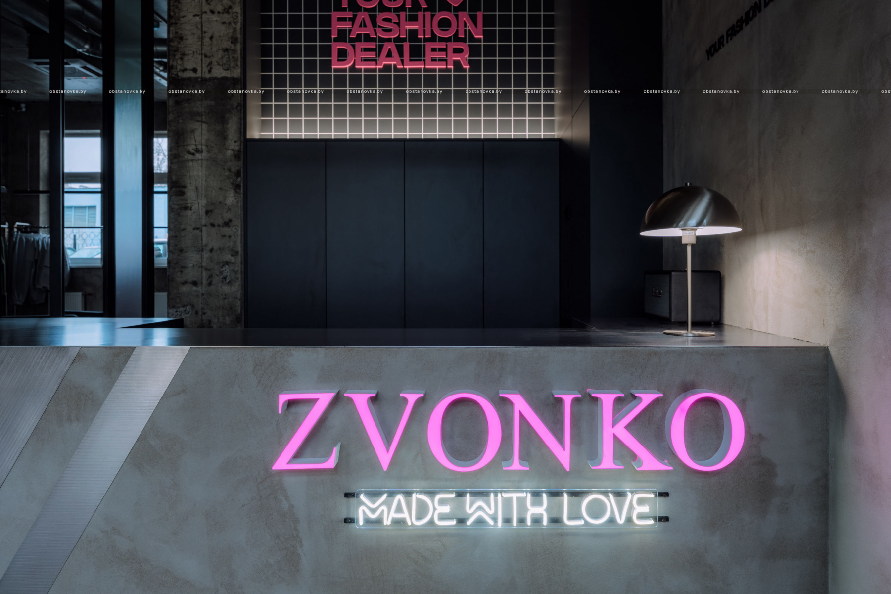 Интeрьер шоурума «ZvonkoConcrete»