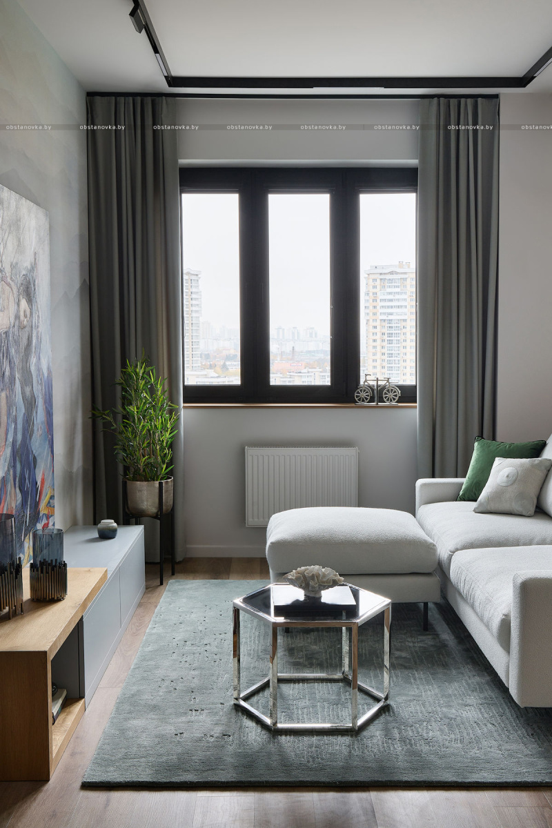 Интерьер квартиры «Lazurit Apartment»
