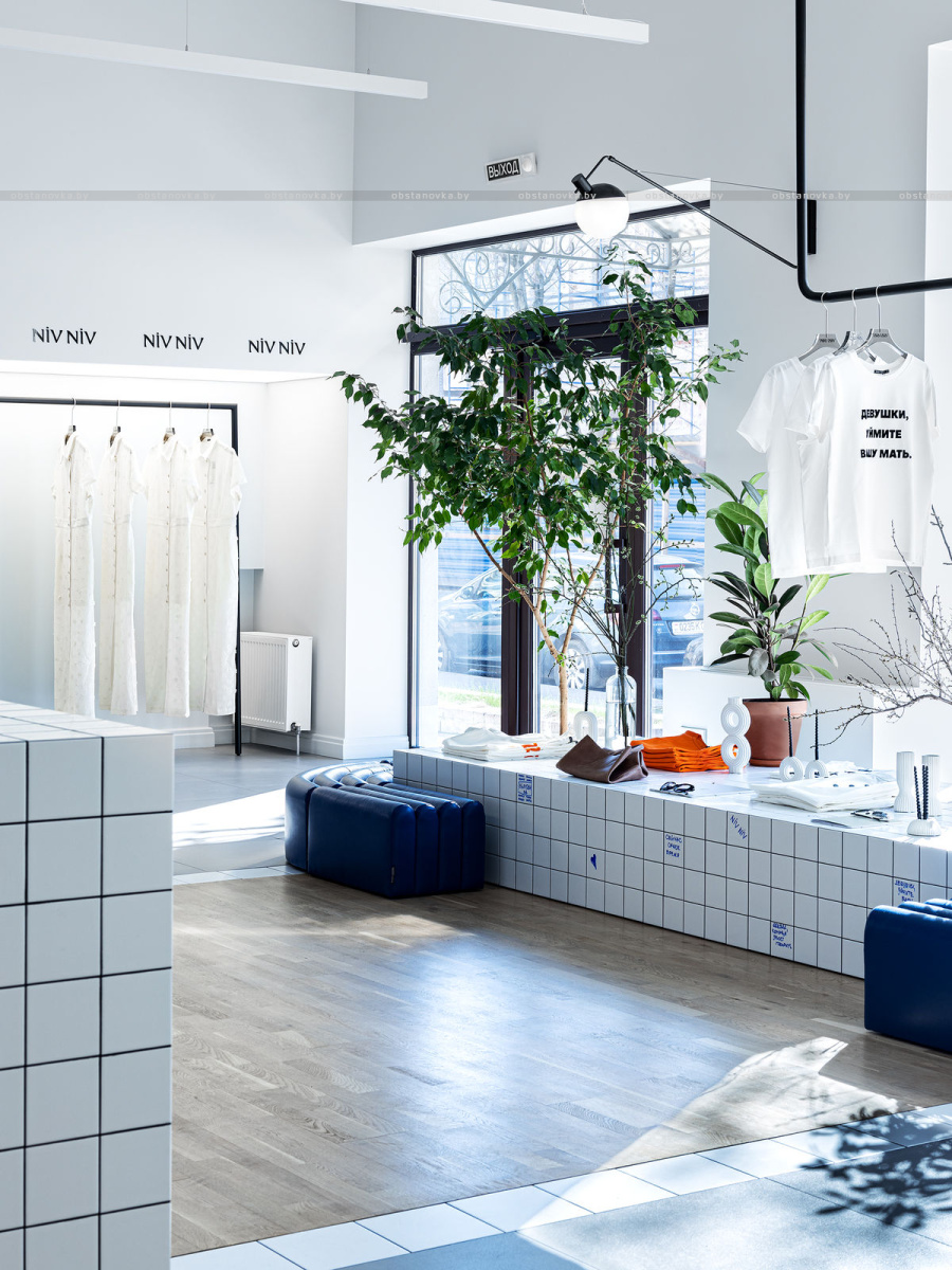 Интерьер шоурума «talk to clothes project»