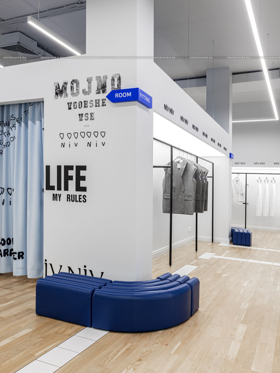 Интерьер шоурума «talk to clothes project»