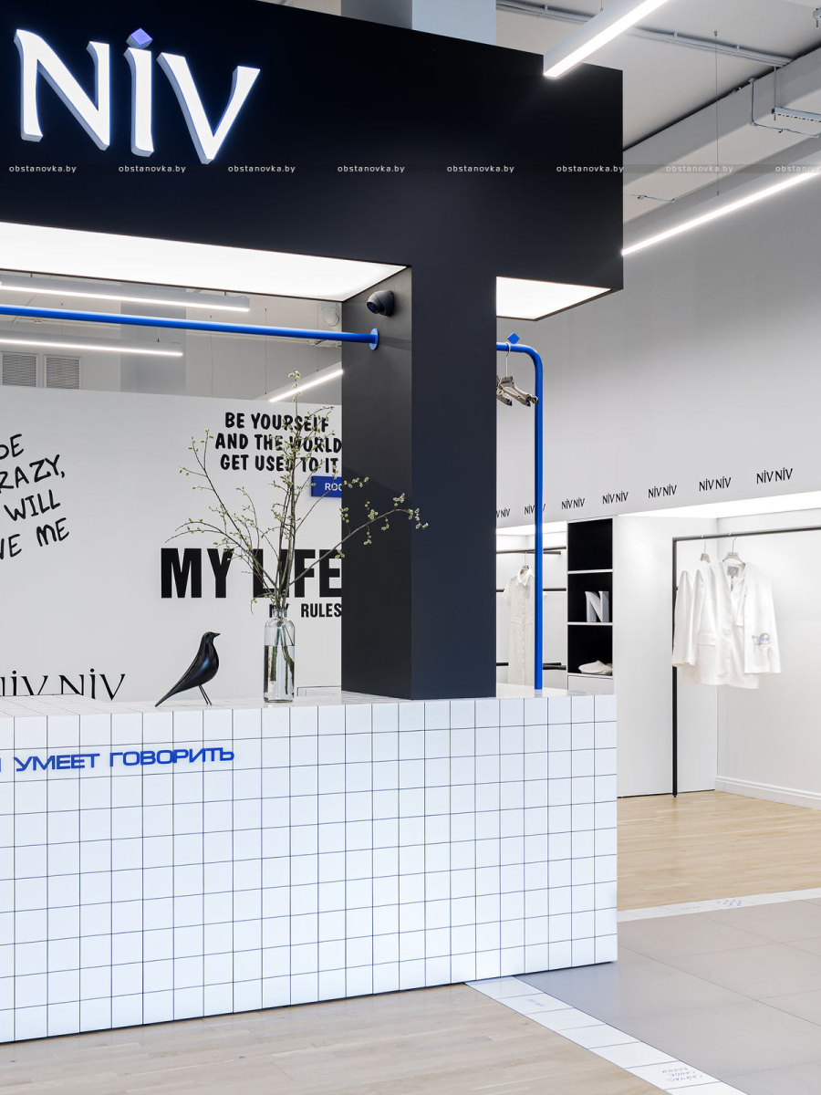 Интерьер шоурума «talk to clothes project»