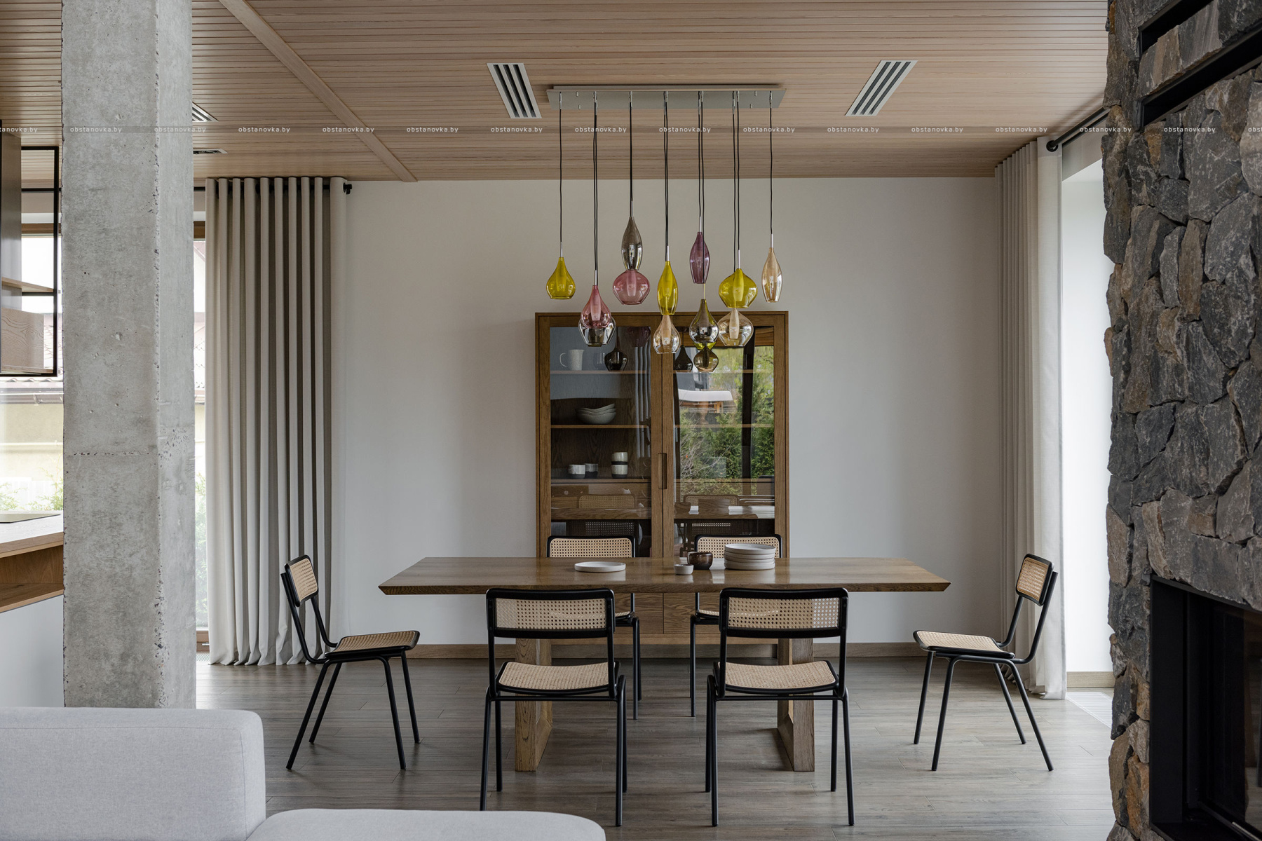 Интерьер дома «WOOD & AIR HOUSE»