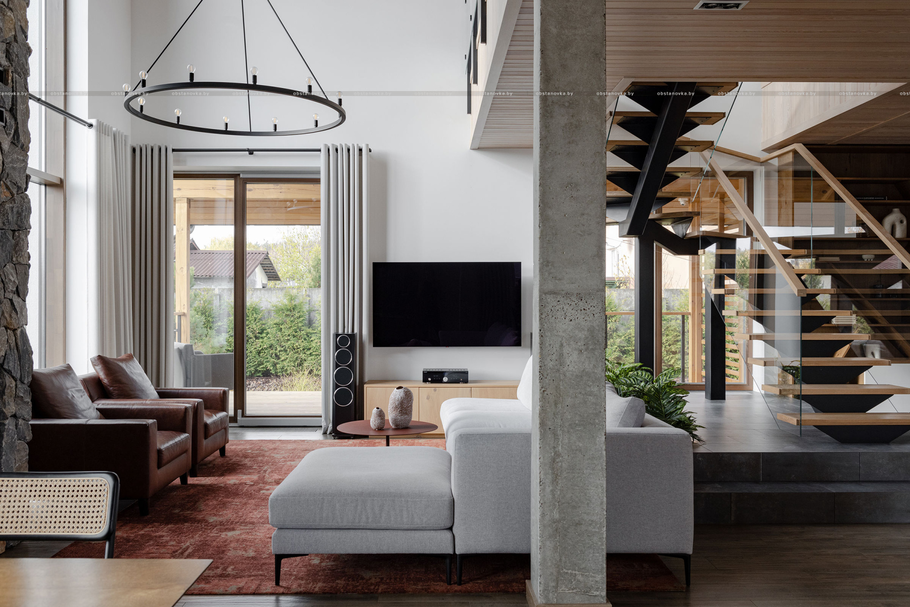 Интерьер дома «WOOD & AIR HOUSE»
