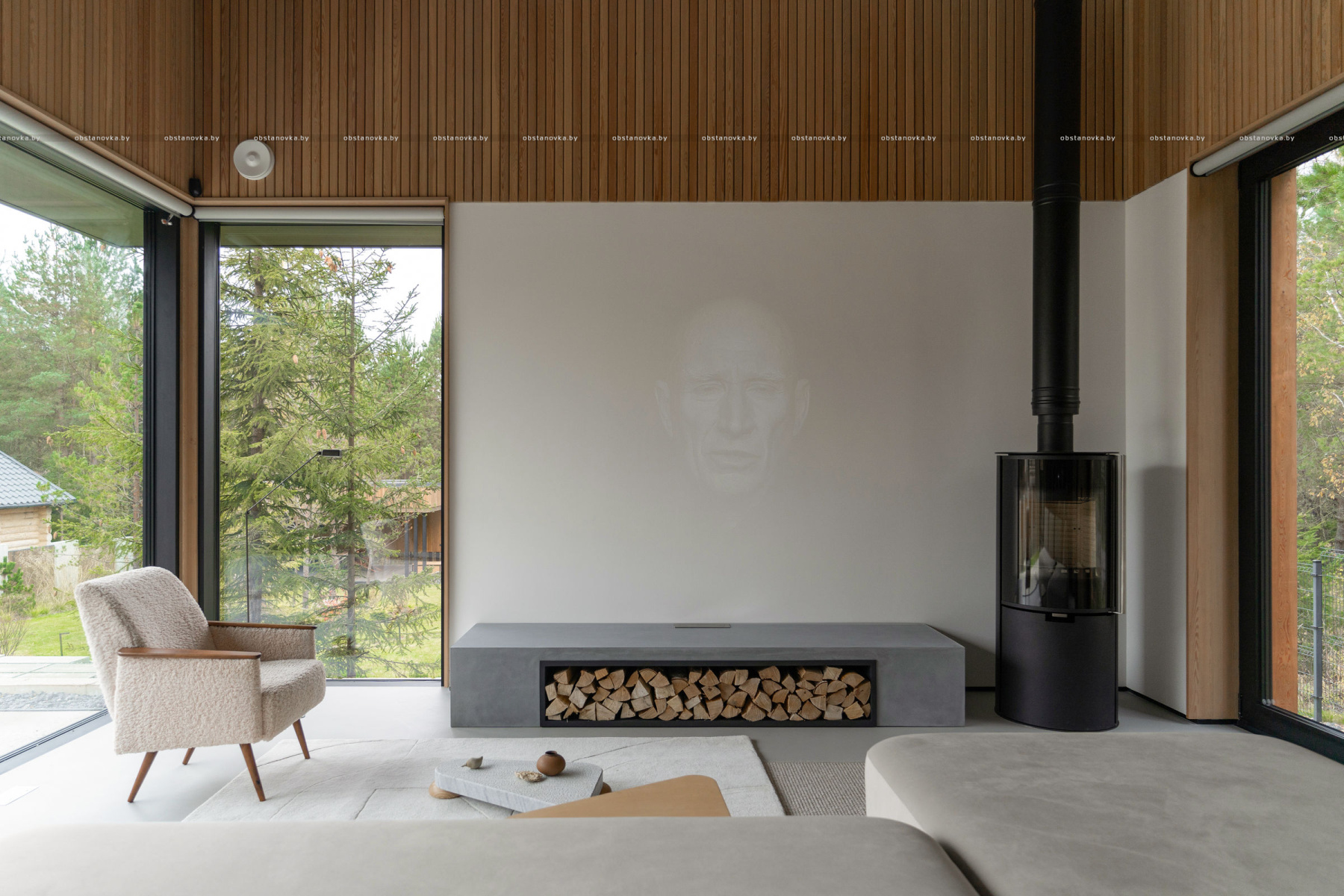 Интерьер дома «Splitting House»