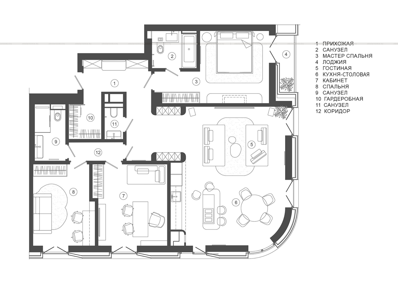 Интерьер квартиры «DEPO. Дизайн квартиры»