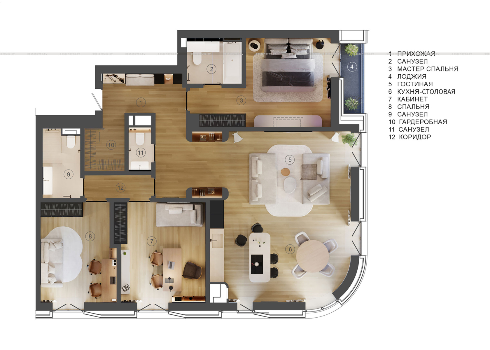 Интерьер квартиры «DEPO. Дизайн квартиры»