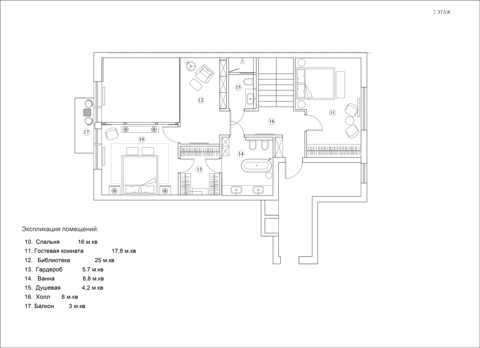 Интерьер квартиры «Двухуровневая квартира с видом на ботанический сад»