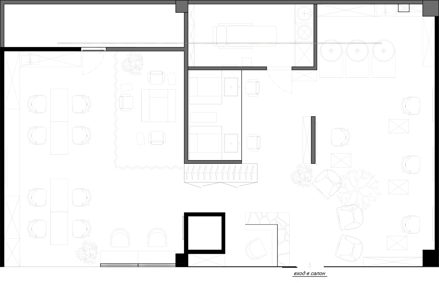 Интерьер салона красоты «World of Fairies»