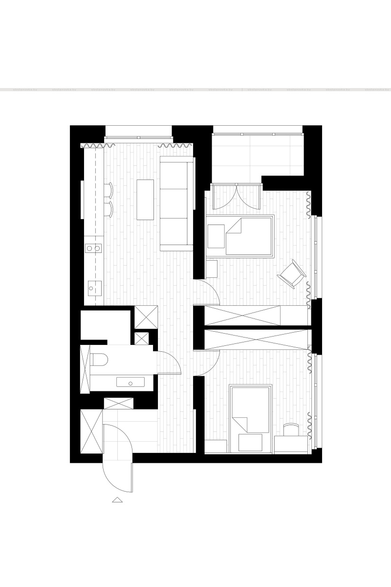 Интерьер квартиры «PARK apartment»