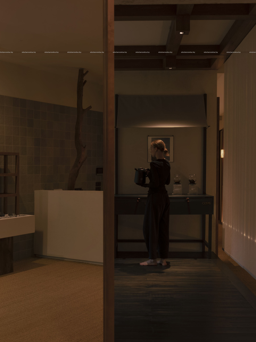 Интерьер ретрит-студии «Saans house»