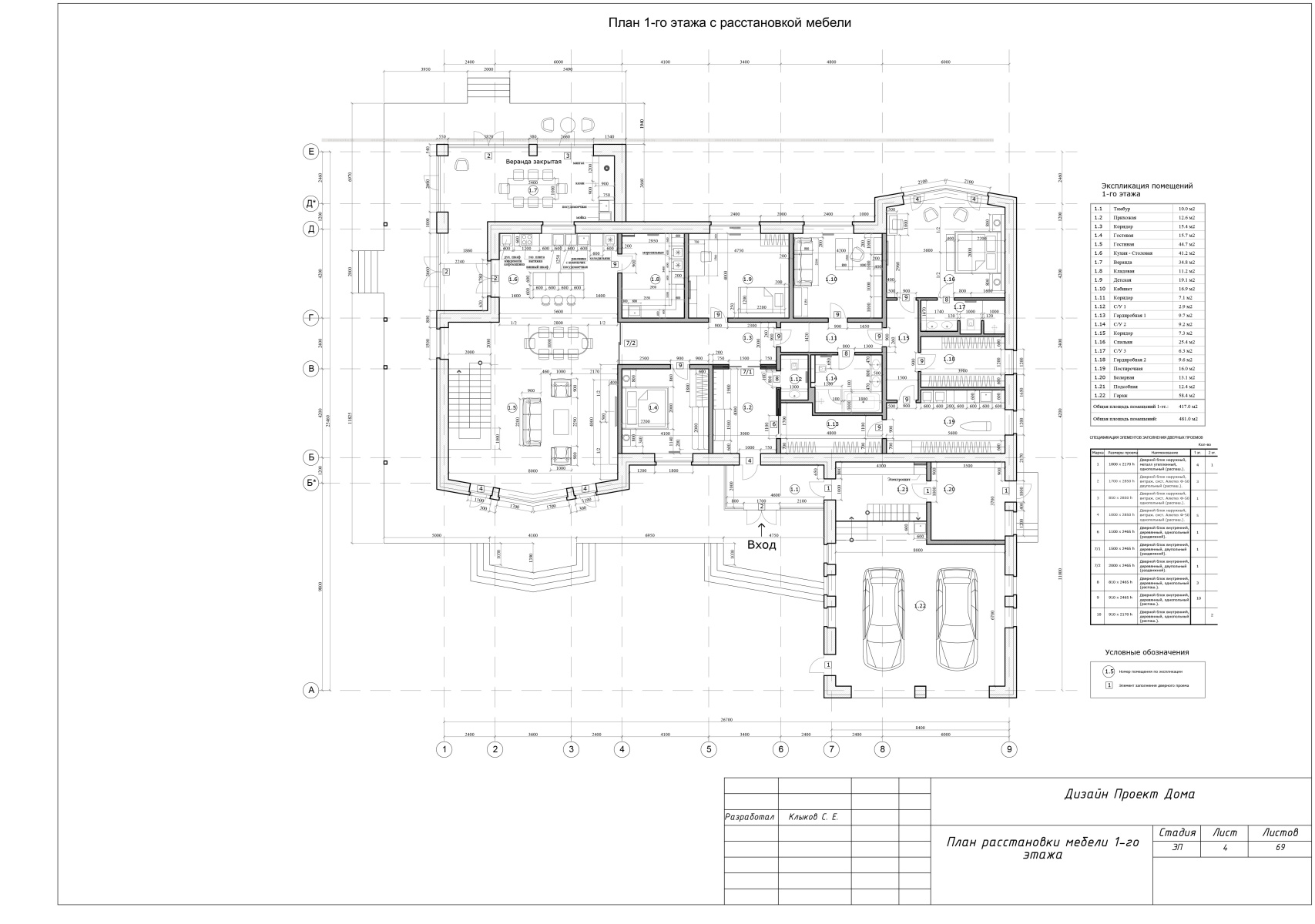 Интерьер дома «Шелестово»