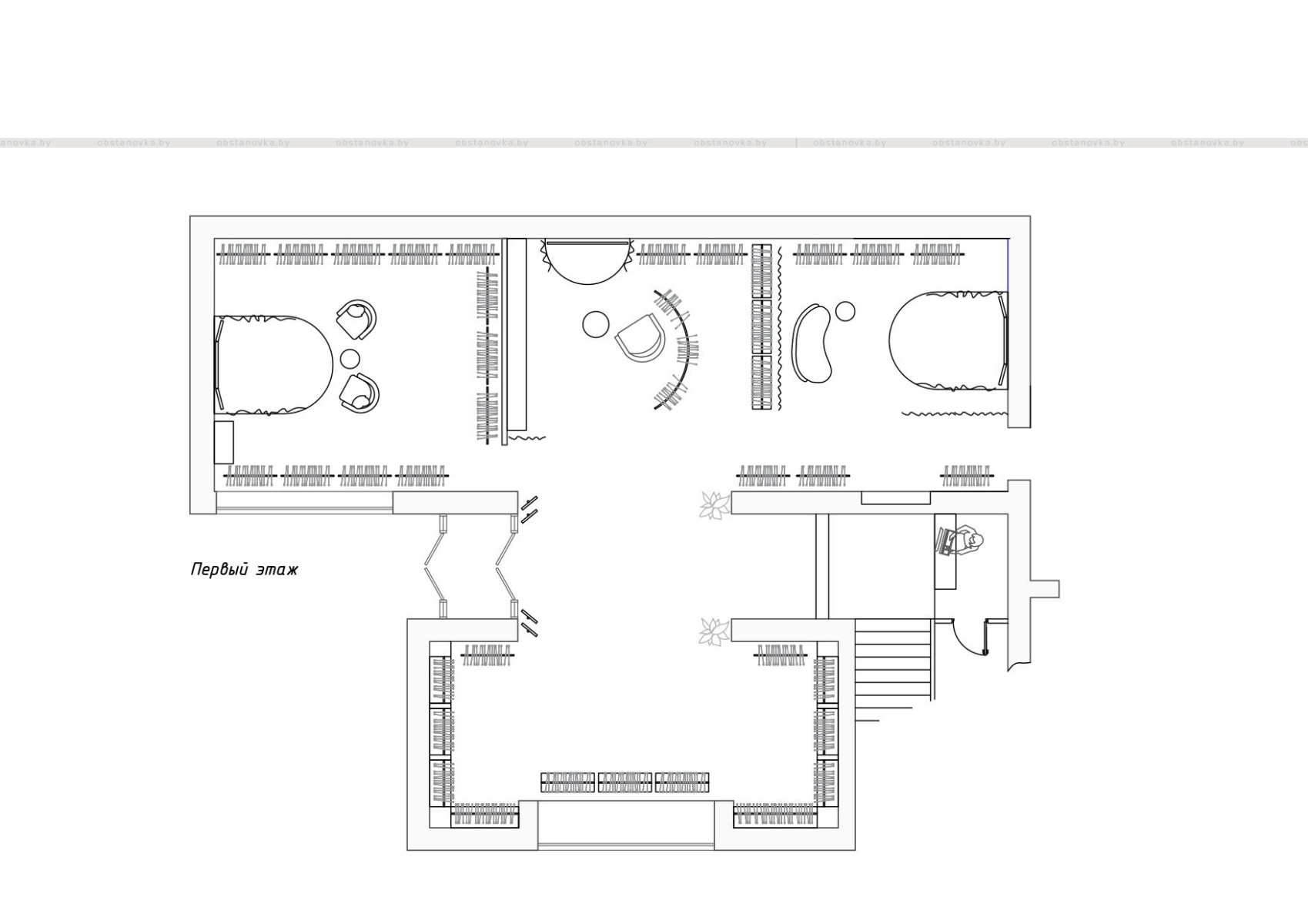 Интерьер свадебного салона «KURAJE»