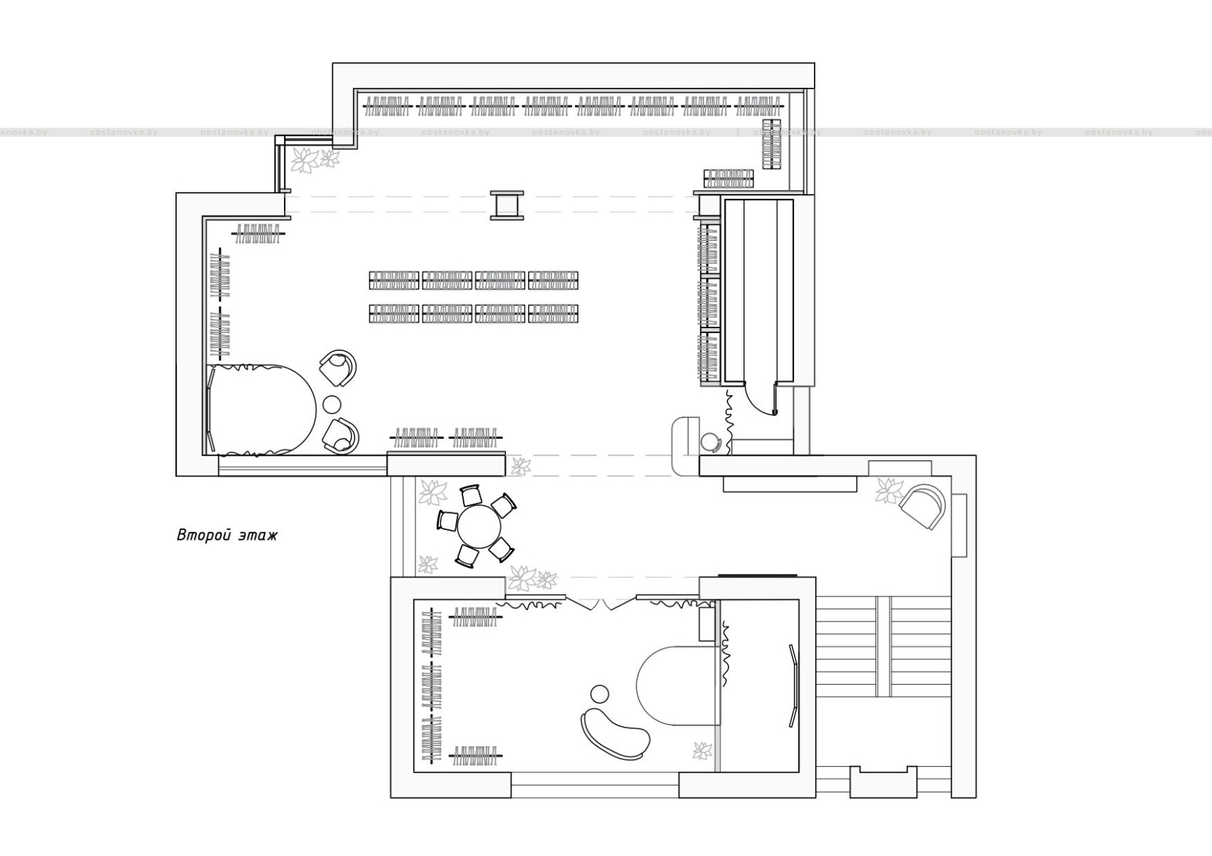 Интерьер свадебного салона «KURAJE»