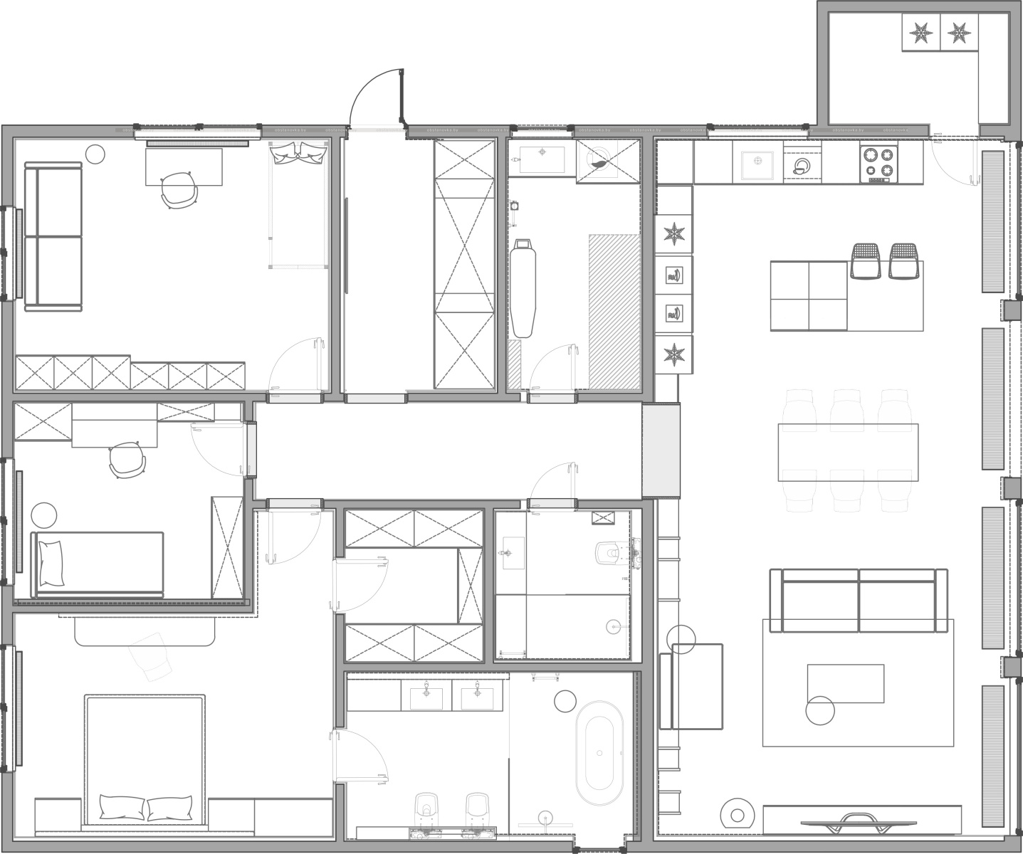 Интерьер дома «ZASLAVL HOUSE»