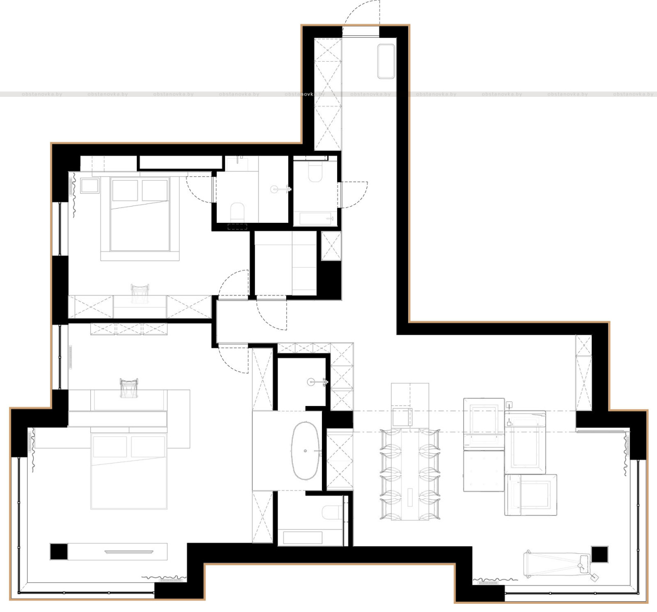Интерьер квартиры «K17 Apartment»