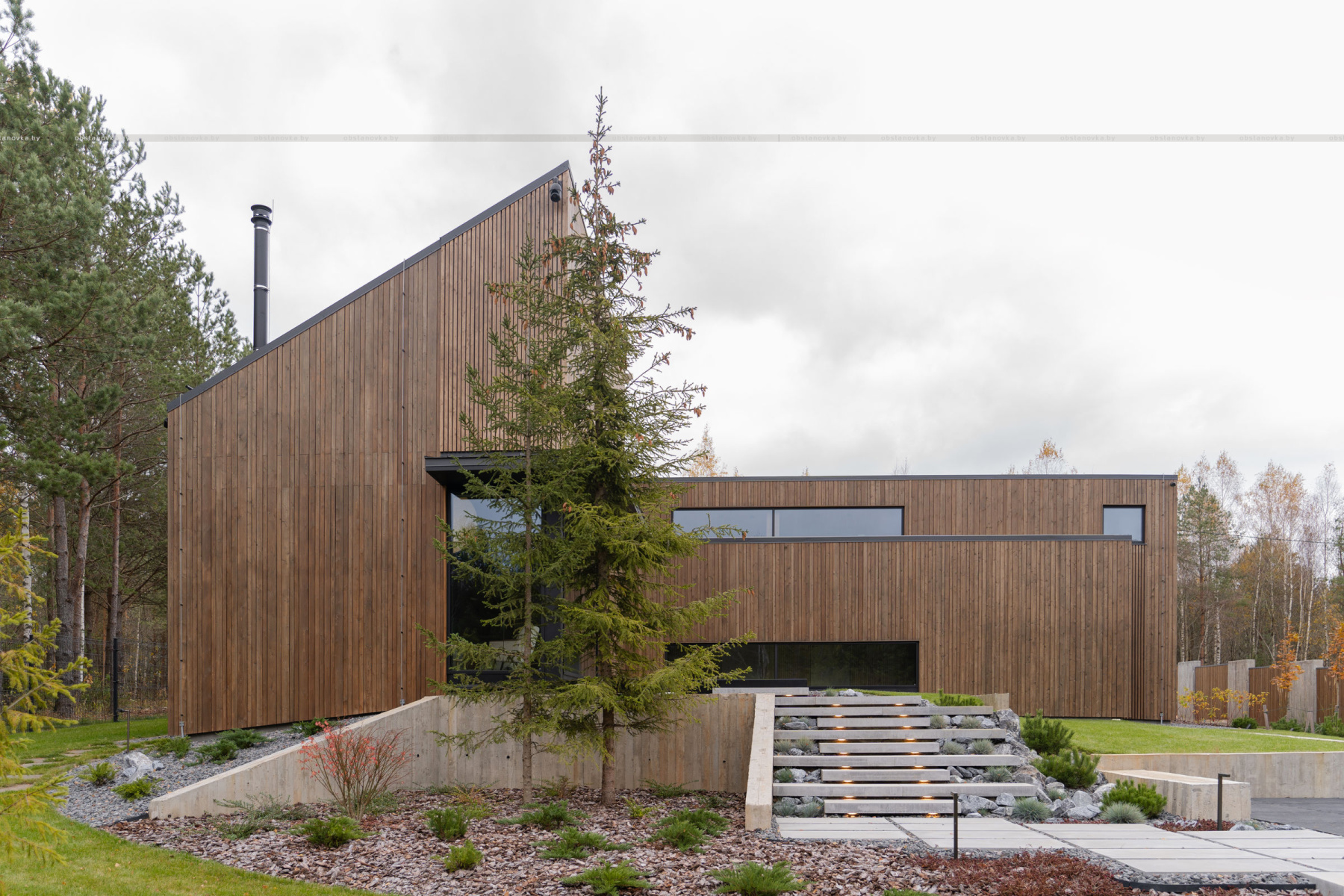 Архитектура дома «Splitting House»