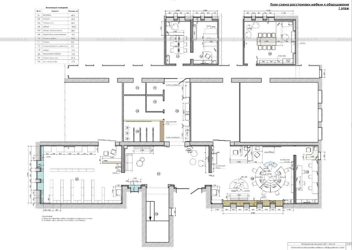 Интерьер библиотеки «Библиотека в Мостах»