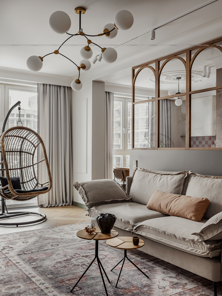 Интерьер квартиры «Pine fairy tale»