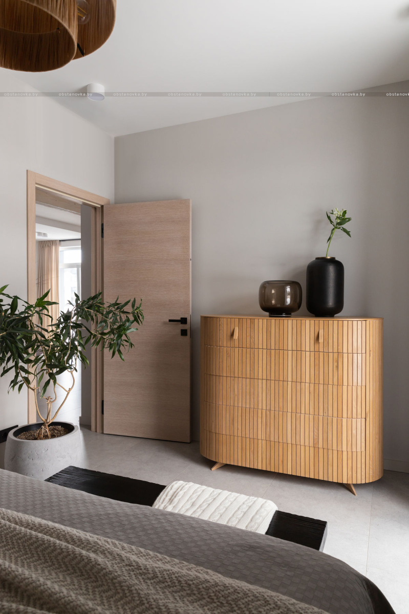 Интерьер дома «Серая тишина»