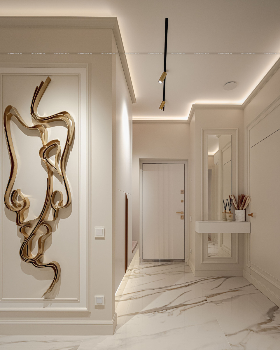 Интерьер квартиры «Golden Elegance»
