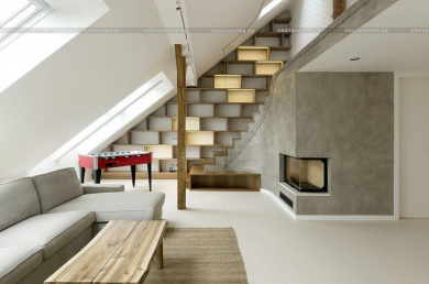 Zaobleny Loft от A1 Architects