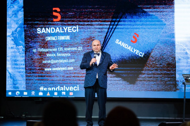 Открытие салона дизайнерской мебели Sandalyeci в Беларуси