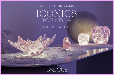 Iconics Rose Nebula | Новый цвет LALIQUE 