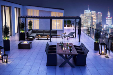 Терраса на эксплуатируемой кровле как часть архитектурного проекта