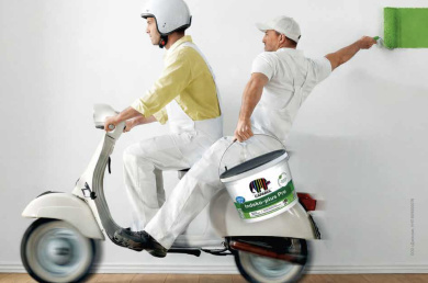 Caparol Indeko-plus Pro: краска с двойной укрывистостью