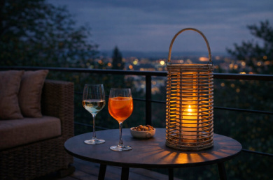 Лампионы Vimine из натурального ротанга