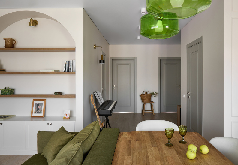 Интерьер квартиры «Прикосновение леса»