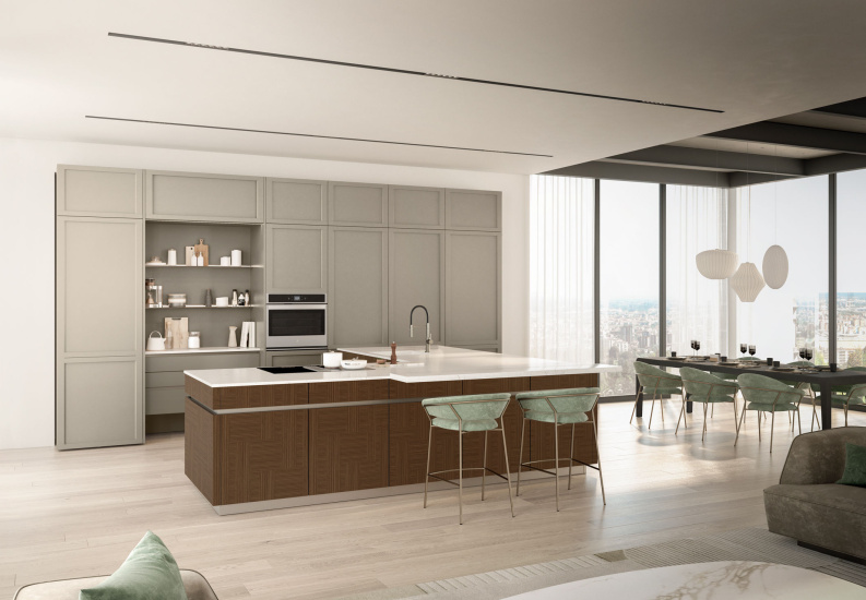 Convivio VENETA CUCINE: новые формы и пропорции