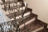 Лестница из мрамора Emperador dark и Crema Marfil