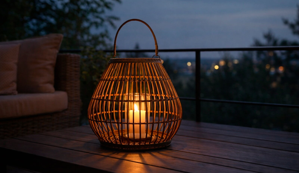 Лампионы Vimine из натурального ротанга
