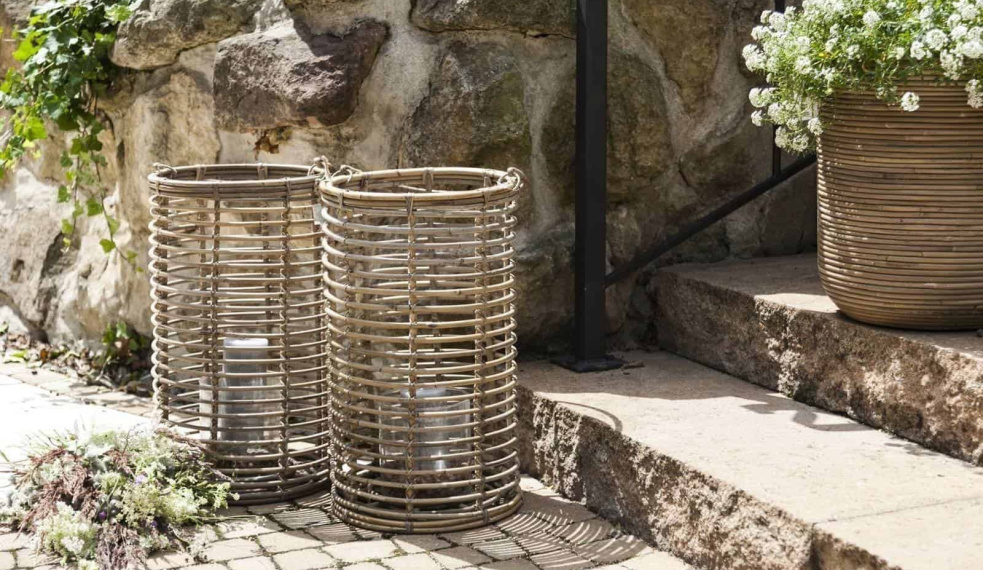 Лампионы Vimine из натурального ротанга