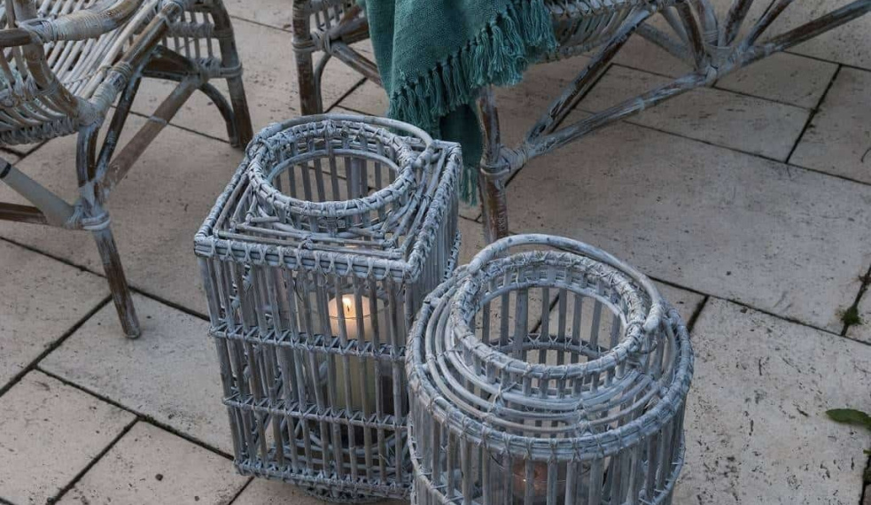 Лампионы Vimine из натурального ротанга