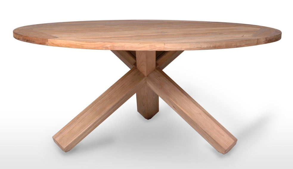 Круглый деревянный стол BORDEAUX