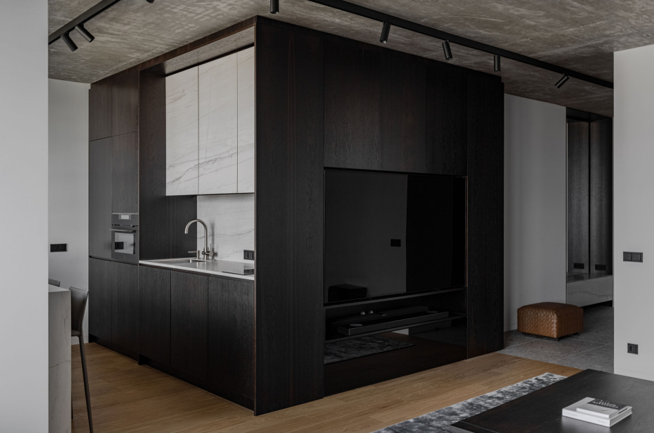 Интерьер квартиры «Небольшой пентхаус в центре Минска»