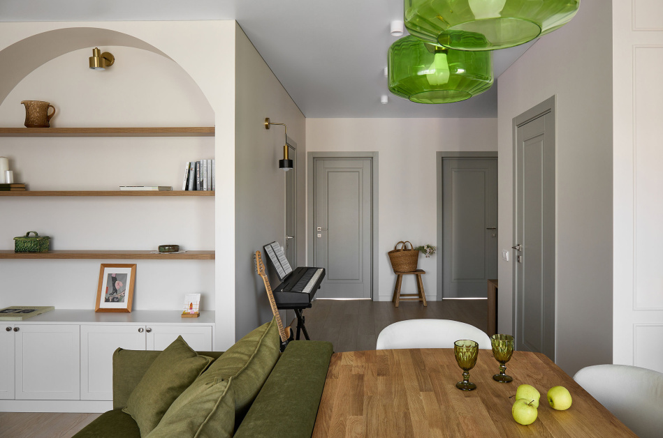 Интерьер квартиры «Прикосновение леса»